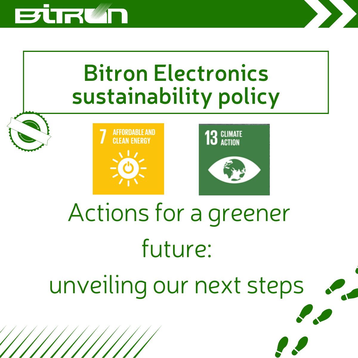 Bitron Electronics Sustainability Policy