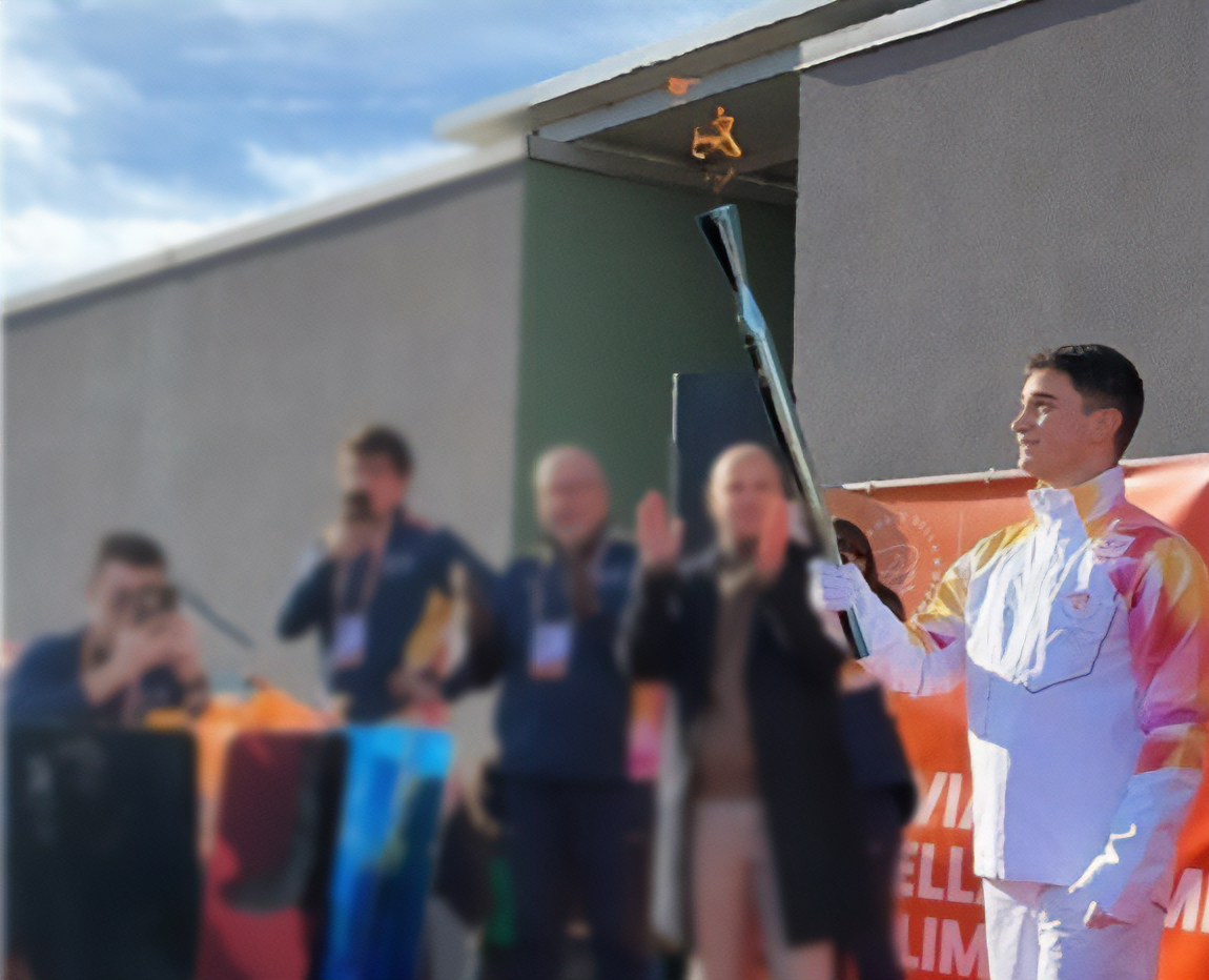 Simone Monti torchbearer on January 10th
