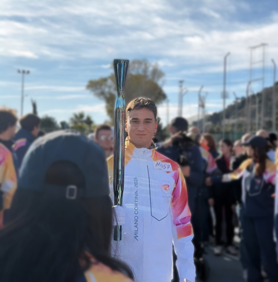 Simone Monti torchbearer on January 10th