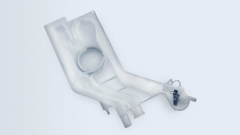 Back flow dishwasher
