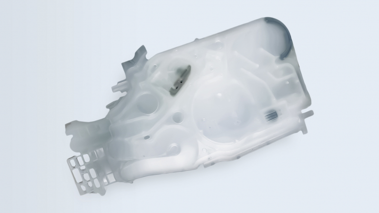 Back flow dishwasher